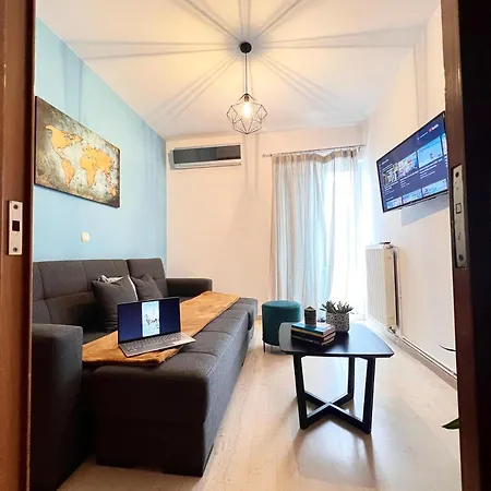 아파트 Vitro Art House-in The Heart Of Chania